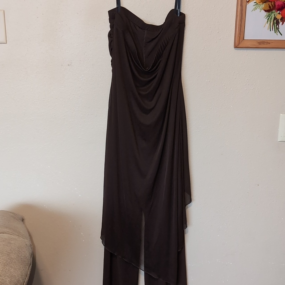 Bisou Bisou Michelle Bohbot Strapless Jumpsuit - Picture 4 of 5